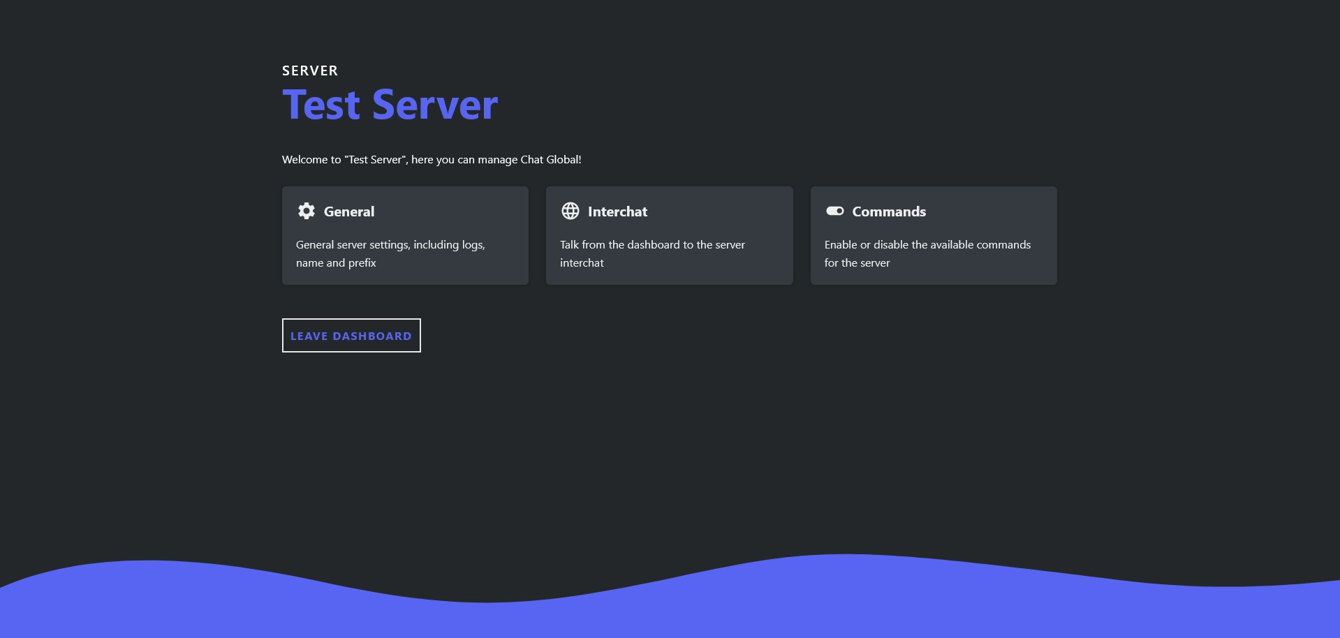 Chat Global Dashboard